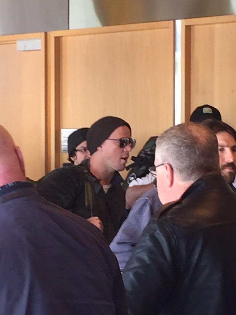 Channing Tatum var að lenda í Kef #skúbbið