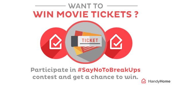 HandyHomeIndia's tweet photo. #SayNoToBreakUps #Contest is now LIVE. Participate &amp; WIN. It doesn't get any better than this @thefreejinn http://t.co/FbfZ2QBARf