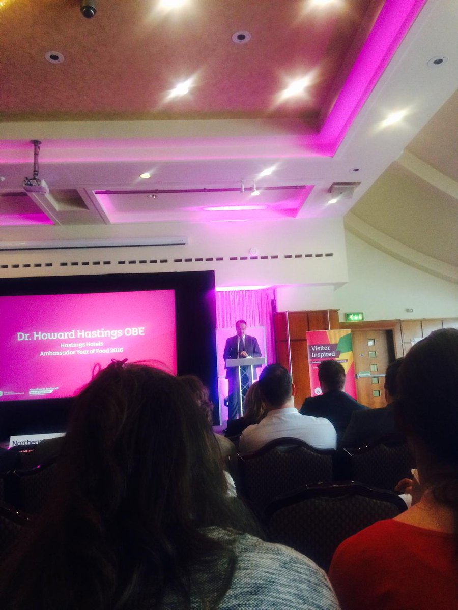 Howard Hastings advocates adding food to festival offerings! <a href="/NITouristBoard/">Tourism NI</a> <a href="/TourismIreland/">Tourism Ireland</a> <a href="/HastingsHotels/">Hastings Hotels</a>