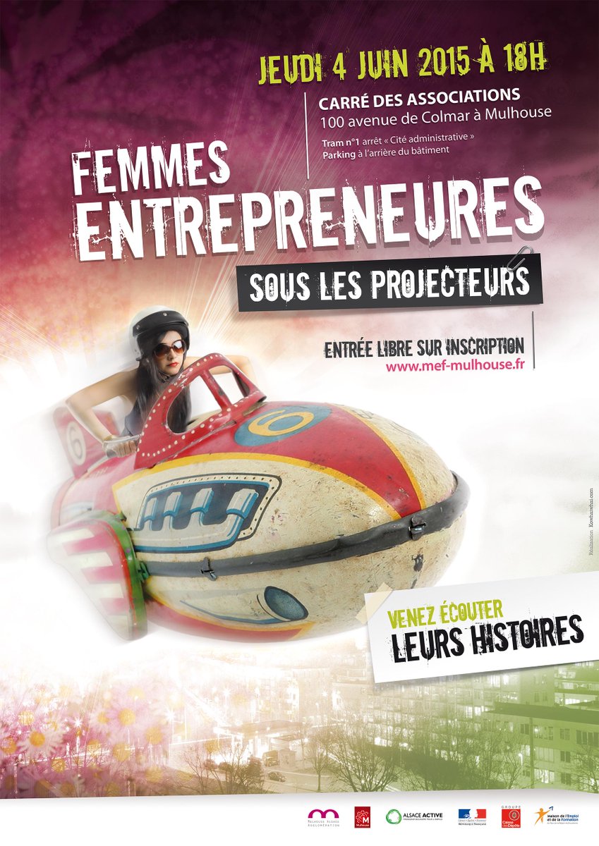 mulhouse's tweet photo. 8 expériences réussies d'Alsaciennes créateurs d'entreprise 4 juin à #Mulhouse. Inscrivez-vous http://t.co/oWxiJeRssX http://t.co/5NCIyDELwH
