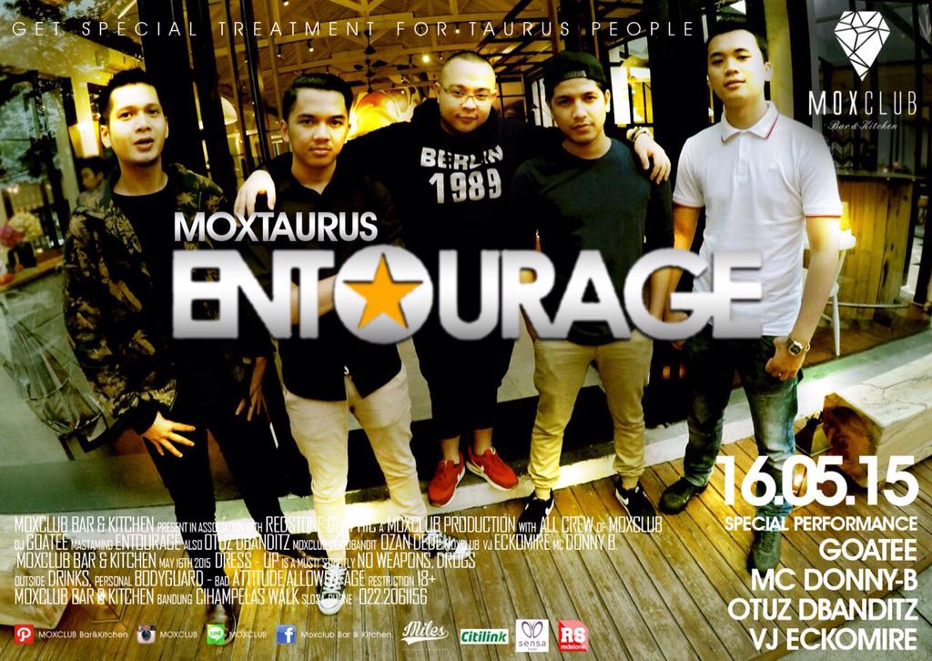 Helo guys..this week! Saturday nite with ENTOURAGE <a href="/MOXCLUB/">MOXCLUB Bar&Kitchen</a> be there... ;-)
Thank u...