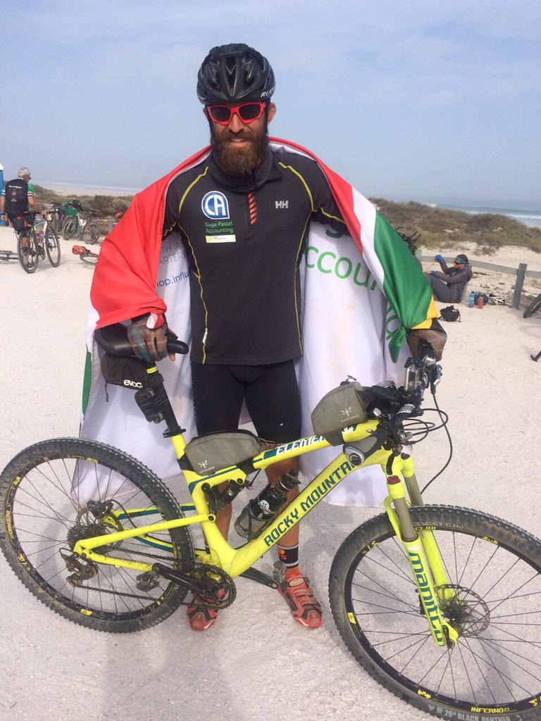 CANaKILO's tweet photo. Thank you for the support.@IvanZimmermann1 achieved his goal and a 3rd place overall in the @tourdafrique 2015. http://t.co/eiGV1EFhts