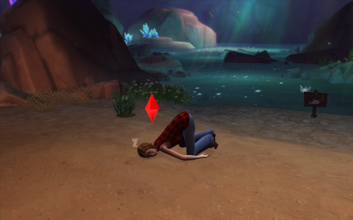 Emma__Elephant's tweet photo. Nothing like napping in the Forgotten Grotto.
#thesims4 #offgridchallenge #screenshots #theforgottengrotto #thesims http://t.co/vaEH3ttg6N