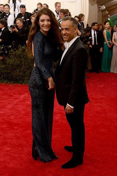 Lorde with Francisco Costa at the #METGALA 2015