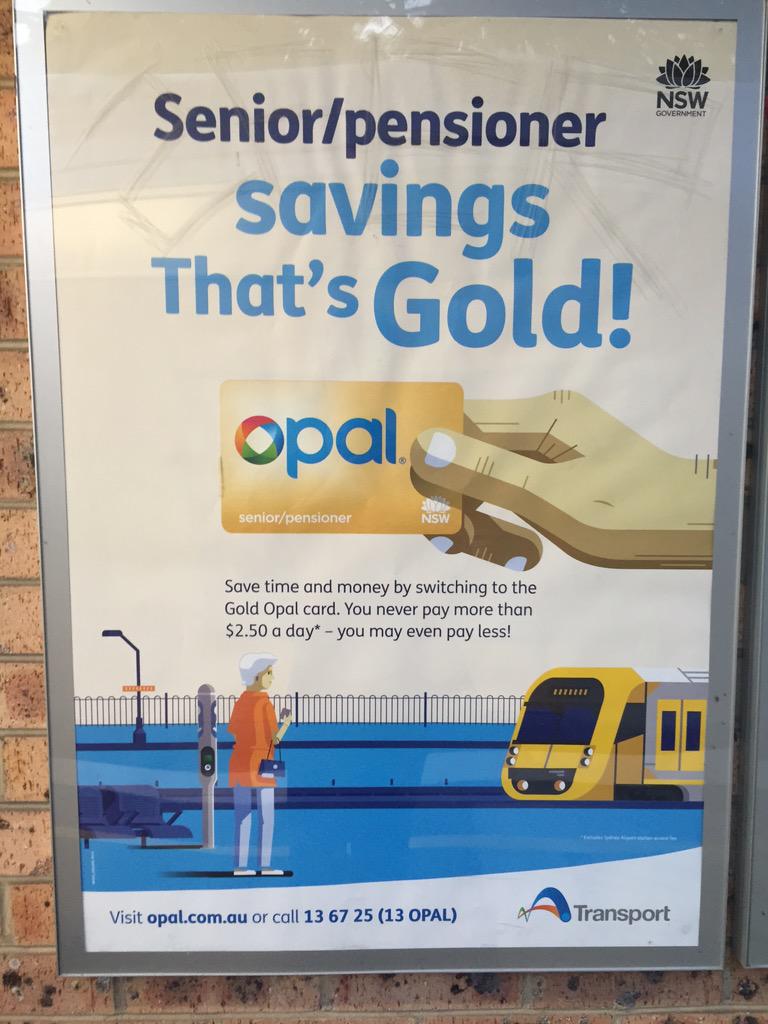 The Opal Card User on Twitter "New posters promoting the Concession