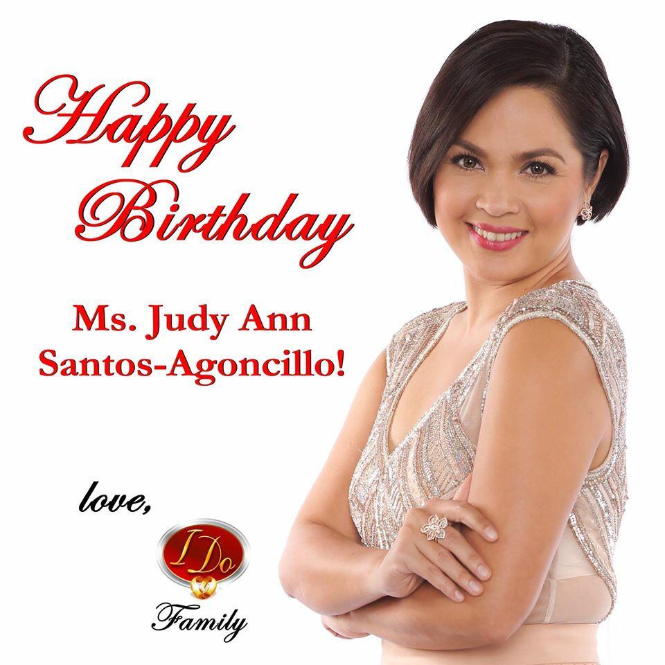 Happy birthday to our lovely host, Ms. Judy Ann Santos-Agoncillo! Your I DO Family loves you! 