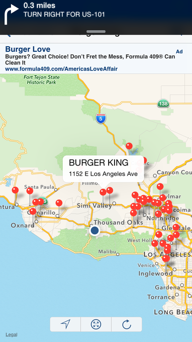 What I&rsquo;ve learned today is that I repel Burger Kings. http://t.co/fxwrjJHmVj