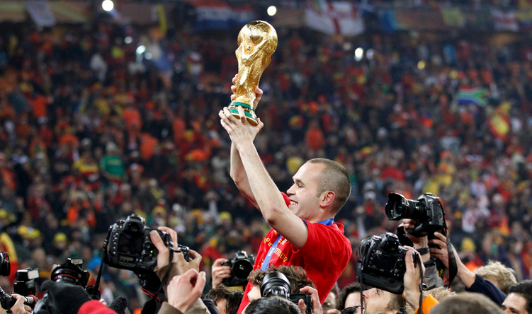 Wishing Barcelona midfielder Andrés Iniesta a very happy 31st birthday.

6 La Liga
3 UCL
2 Copa Del Rey
1 World Cup 