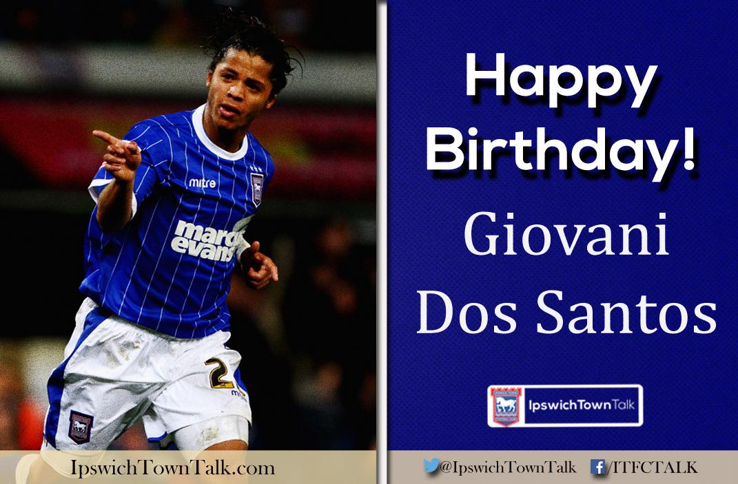 Happy Birthday to former Town loanee Giovani Dos Santos, who turns 26 today. 