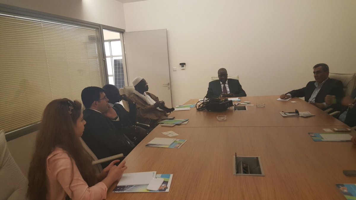 SolarTurkEnerji's tweet photo. Senegal Büyükelçisi MOUSTAPHA MBACKE ve Müsteşar MOUSTAPHA SOKHNA DIOP firmamıza ziyarette bulunarak şeref verdiler. http://t.co/YtVUgaHG4Y