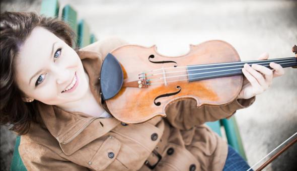 Our violinist Vladislava Luchenko is through to the semi-final of @QEIMCBelgium #violin2015