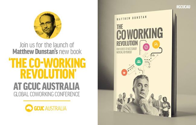GCUCAU's tweet photo. Matthew Dunstan (@_risingtide) author of 'The Coworking Revolution' will be at @GCUCAU launching his book! #coworking http://t.co/3jSquvKLnU