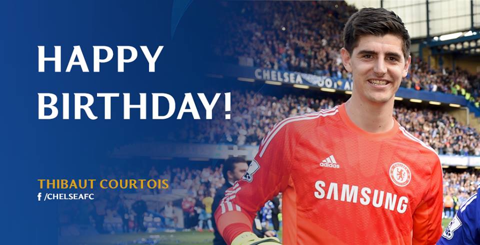 Happy birthday to Premier League Champion Thibaut Courtois! He turned 22 today 