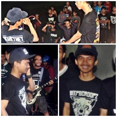 Bayu ( Rufi Rufi ) wearing Deep scroopz
