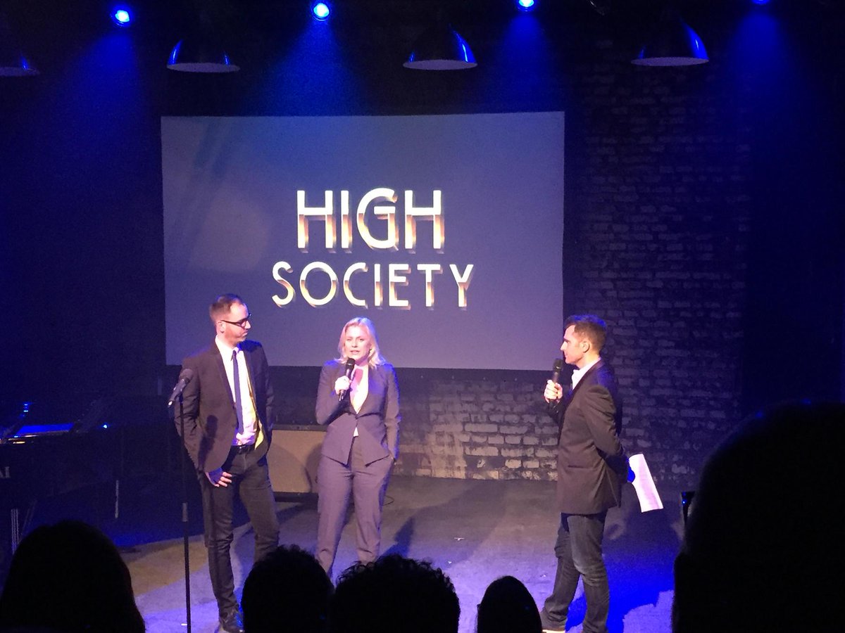 hayestheatre's tweet photo. HIGH SOCIETY: Producer @richard_carroll and director Helen Dallimore discuss the up coming production #hayes2015 http://t.co/xd1aaRPJAN