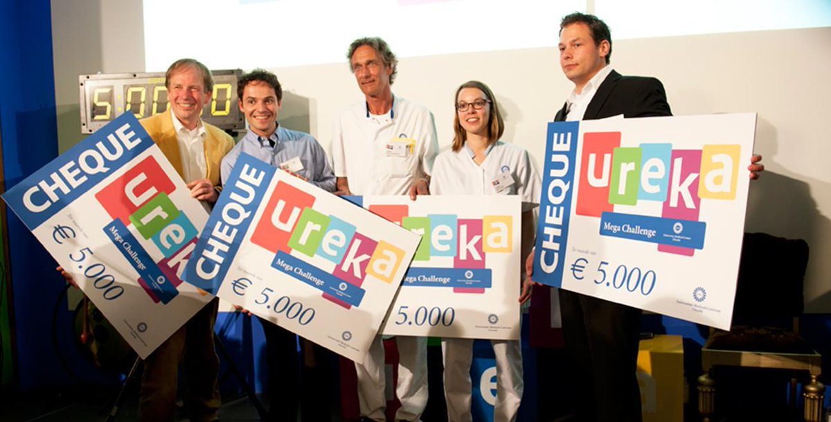 UtrechtVC's tweet image. Innovatief idee voor de gezondheidszorg? Meld je aan en win maar liefst € 75.000 goo.gl/wykdef @UrekaMC