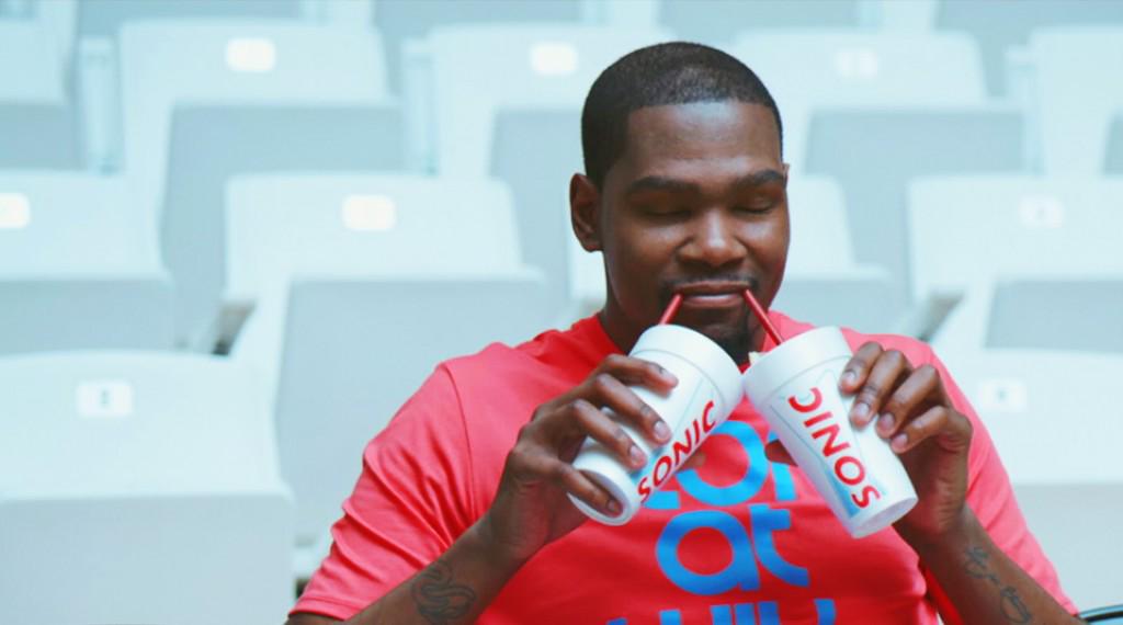 KDTrey5's tweet photo. None of ya have your own slush at @sonicdrivein but I'll let you try mine. It's only there today so RUN. http://t.co/0AbkCkinAr