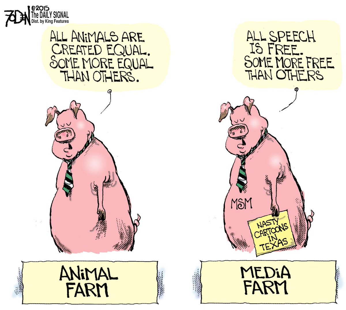 Флаг скотного двора. More than equal. All animals are equal. Less than or equal to. "all animals are equal, but some animals are more equal than others.