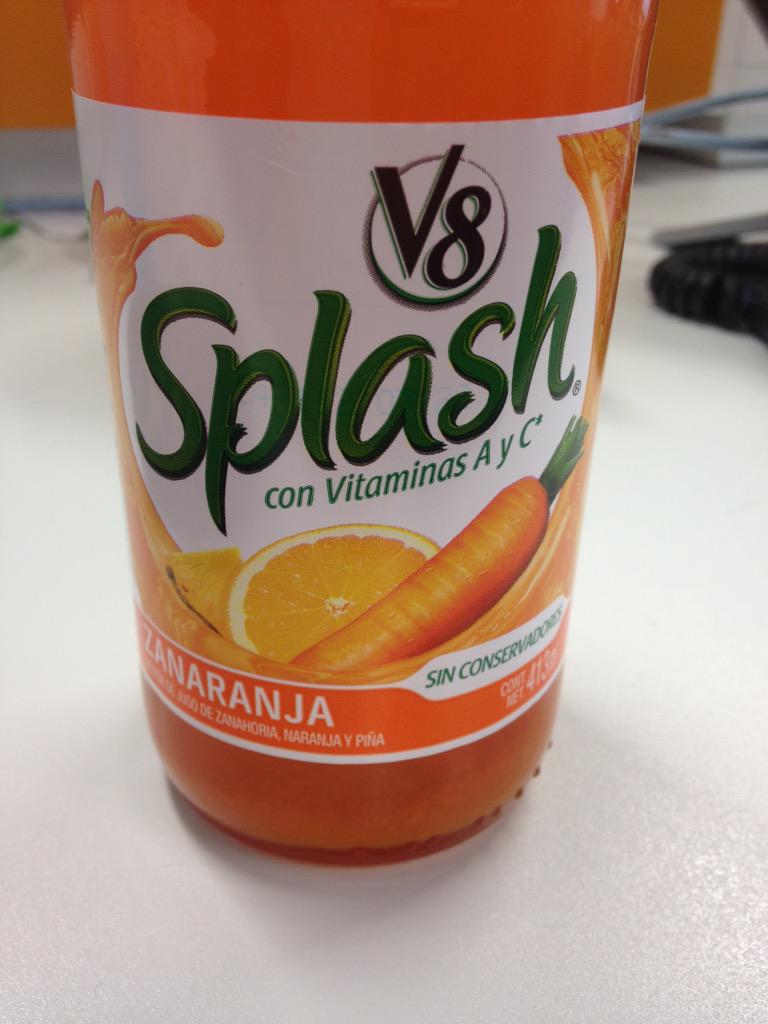 V8SplashLATAM's tweet photo. #NoPuedoVivirSin mi V8 Splash de cada día http://t.co/6FWjaAD1co