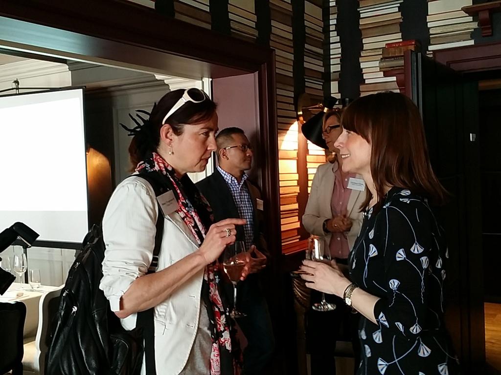 First guests arrive for our Inspiration Lunch. It's time to celebrate #innovation!