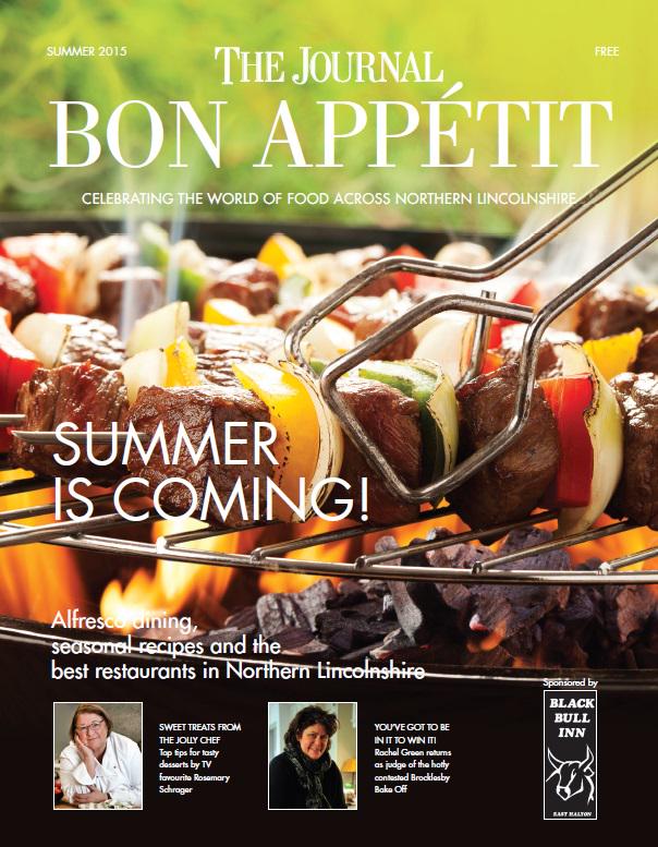NLincsJournal's tweet photo. Look out for this summer's Bon Appetit magazine. Tasty treats and celebrity interviews. Available w/c May 18.  Free! http://t.co/4pYp9HtVpI