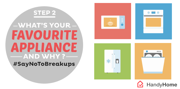 HandyHomeIndia's tweet photo. C'mon folks! Answer &amp; WIN
What's your favourite appliance &amp; why? Participate using #SayNoToBreakUps and win! http://t.co/hbEXu7OwUt