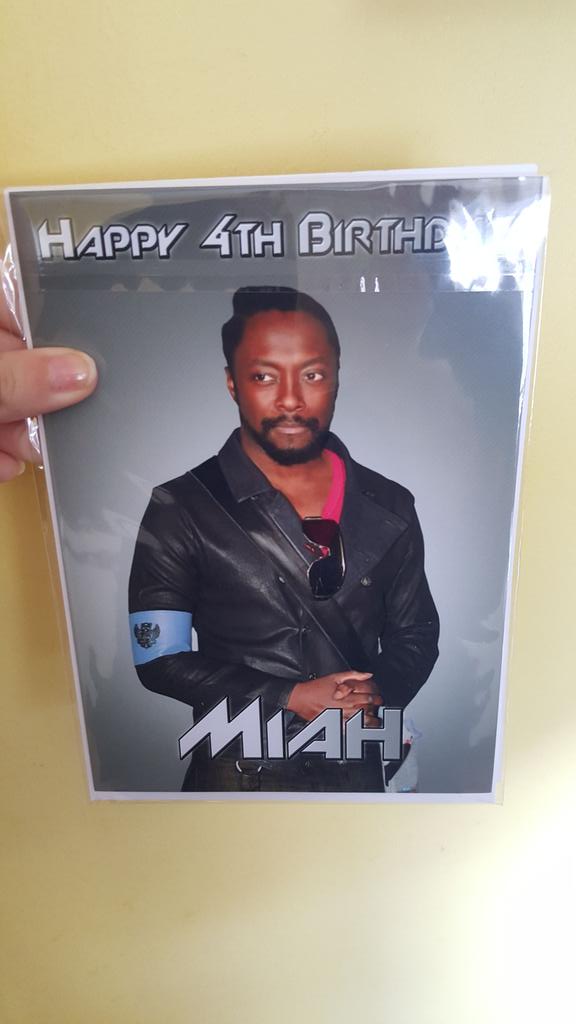 Wills_Princess1's tweet photo. Cant wait for Miah to open her card @iamwill #willpower #thePuls http://t.co/wCIrunfMWe