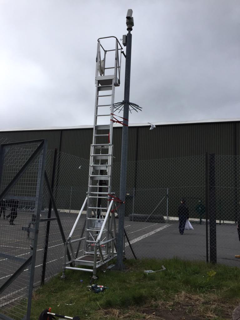 Living the #highlife #cctv #maintenance #service #repair