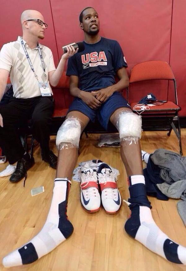 kevin durant feet size