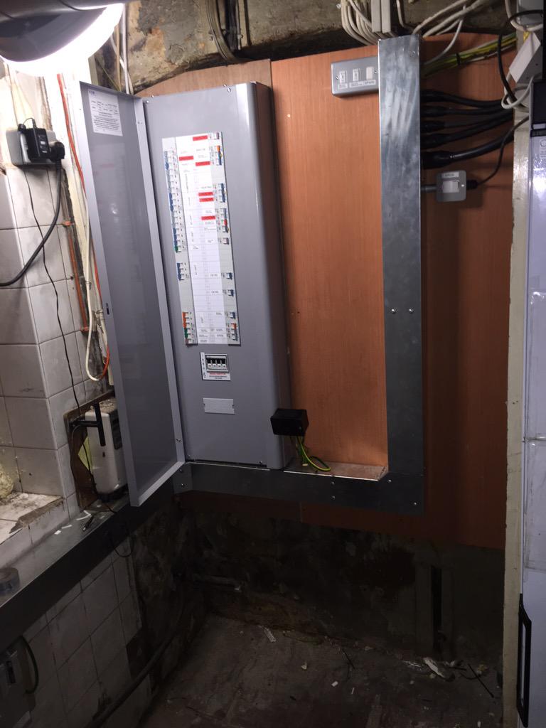 EASEElectrical's tweet image. After.. Site was kept open and trading throughout the works