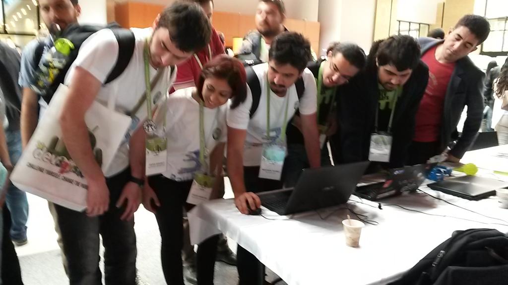 jaleakyel's tweet photo. Coding sphero by #ibmBluemix at #AndroidDeveloperDays @EcoD_TR @RenBasson @desertopolis @sandy_carter http://t.co/ObCsXe69nd
