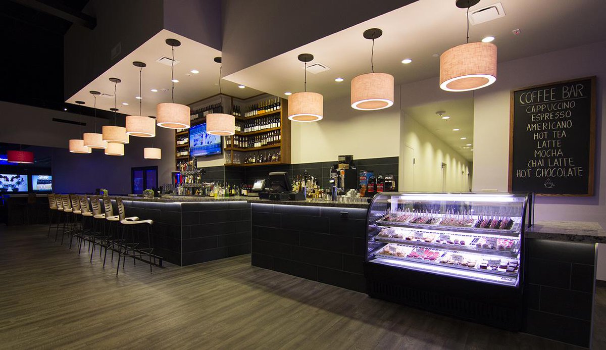 pinstackbowl's tweet photo. A cup of joe is the perfect pick-me-up for this sleepy Monday morning. Pictured: Coffee and dessert bar. http://t.co/nkszAYvCJq