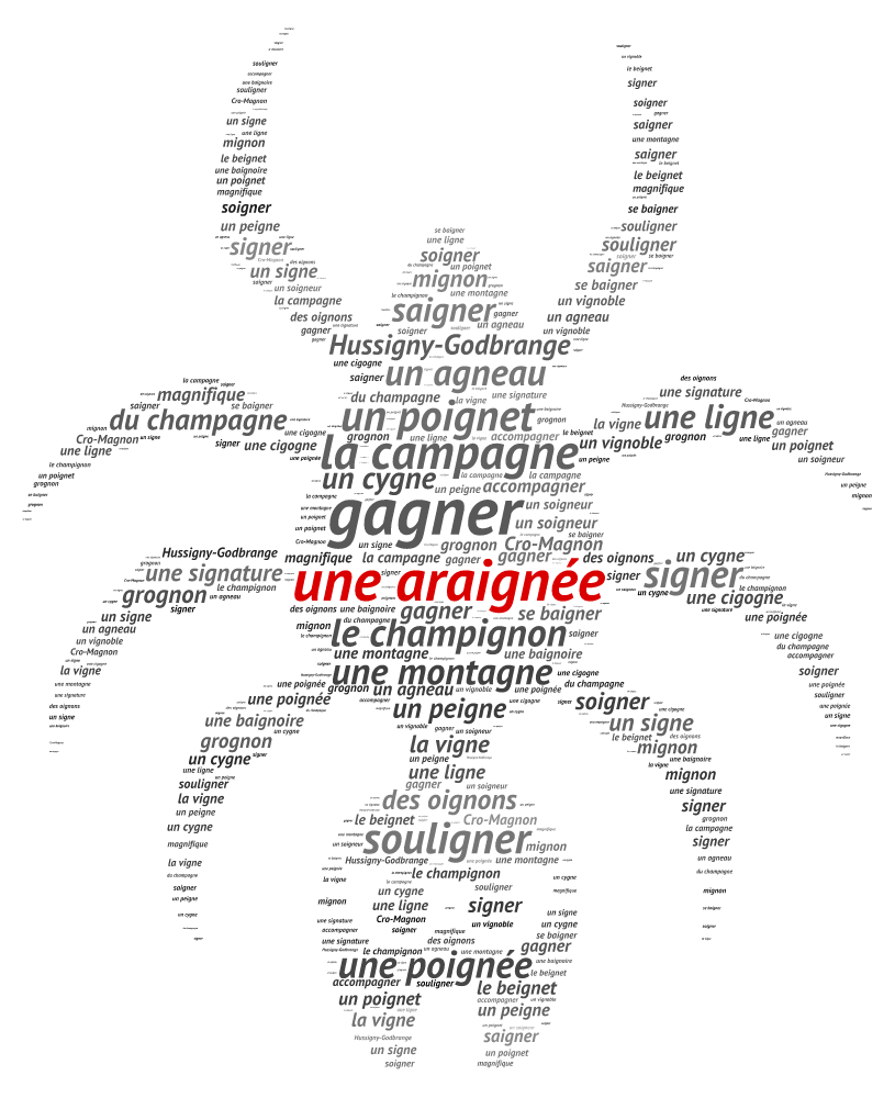 ClasseCP's tweet photo. Le son [gn] - Notre nuage de mots sur #tagul : https://t.co/fAPqj7m38Q http://t.co/py2K633uBQ