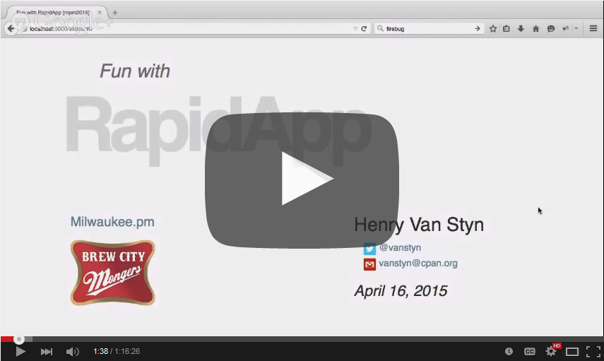 vanstyn's tweet photo. If you missed my #RapidApp demo for Milwaukee.pm, watch it now - lots of cool stuff covered http://t.co/mPqlwwf09v http://t.co/6TeupIu8YU