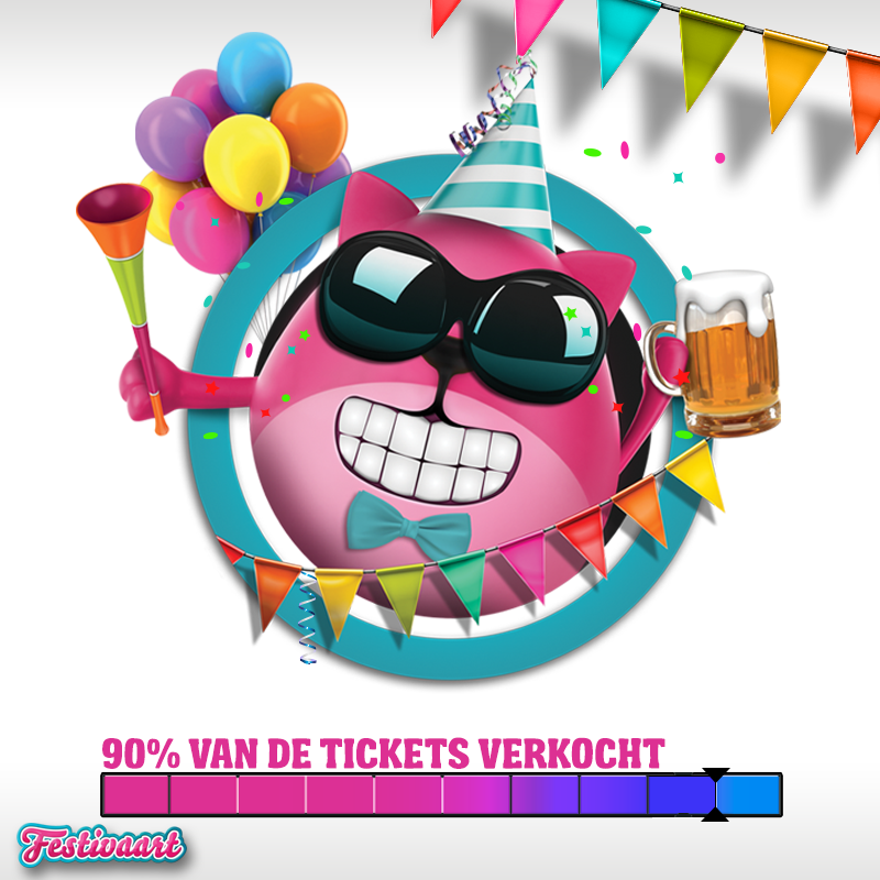 Festivaart's tweet photo. Laatste kans! 90% van de tickets is verkocht! Zorg dat jij erbij bent! http://t.co/jGePDk5HsX http://t.co/l2TGazhTAS