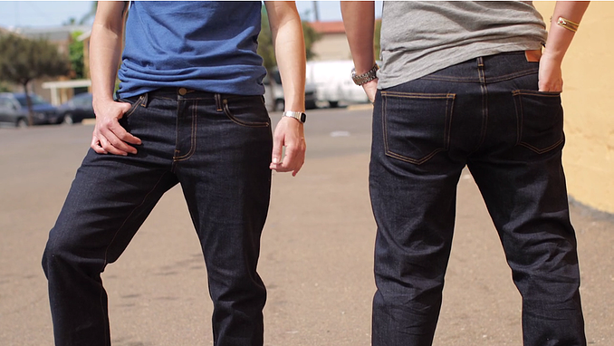 Fancy some dapper dyke denim 