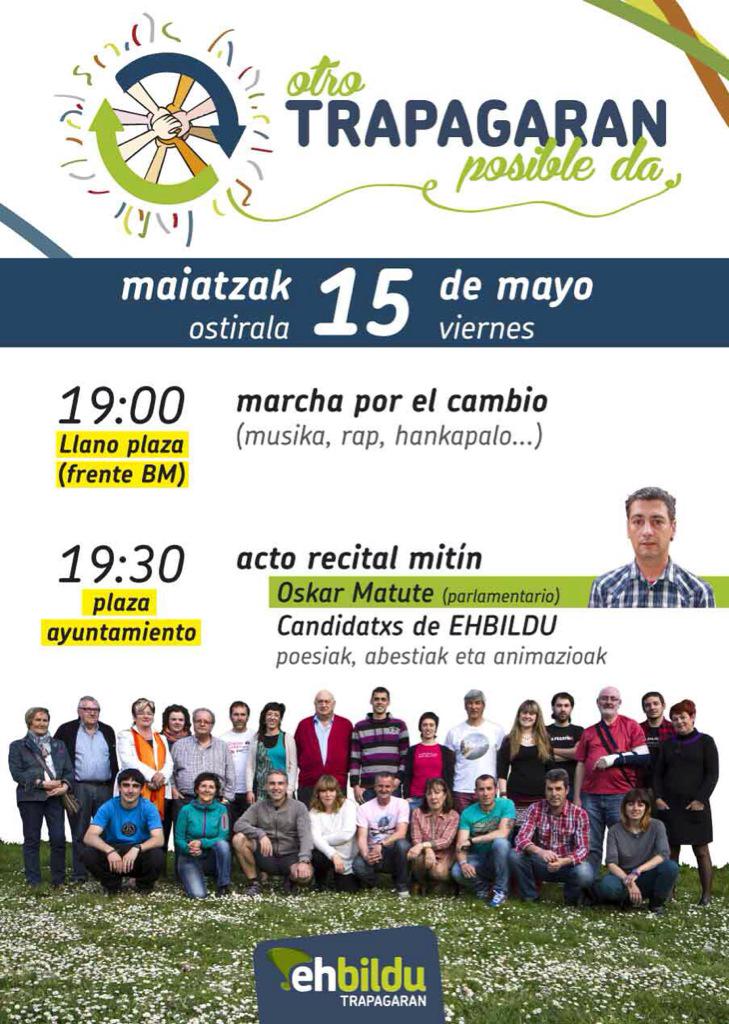 bildutrapagaran's tweet photo. Prรณximas citas!! Reserva las fechas!! #asambleasdebarrios #actocentral con @oskarmatute #PosibleaDa #TrapagaranBerria http://t.co/eccb6sj2Jd