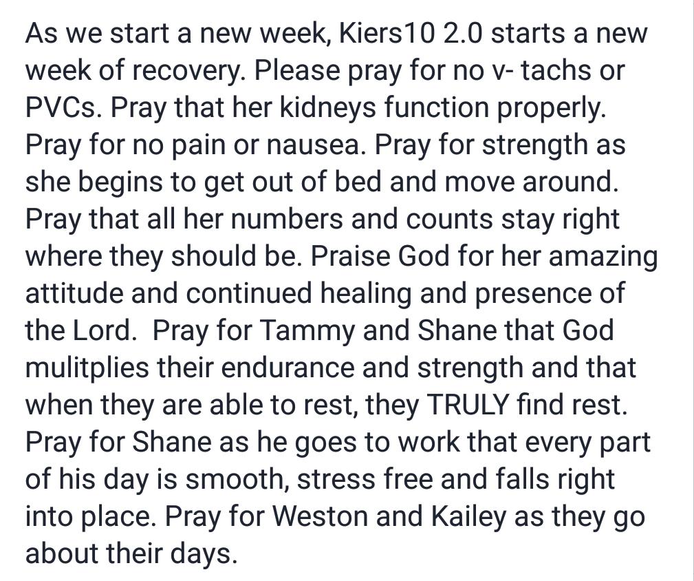 KimBuckner1's tweet photo. #PrayingforKiersten #QueenOfHearts #Kiers10 http://t.co/isoxduennq