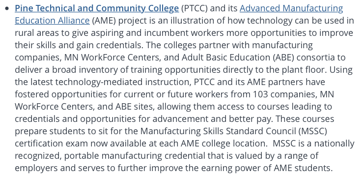jeffcrtr's tweet photo. Great to see our @digitalpromise #dpbeacon site @pinetechcollege lauded by OCTAE: http://t.co/MtpMxYWeof http://t.co/eHrXbRhKhF