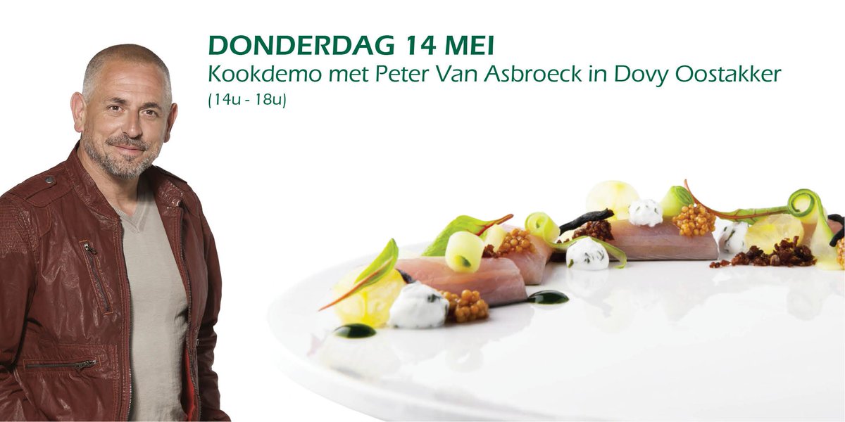 #Dovy #Oostakker viert zijn 25-jarig bestaan. Wees erbij, samen met #PeterVanAsbroeck!