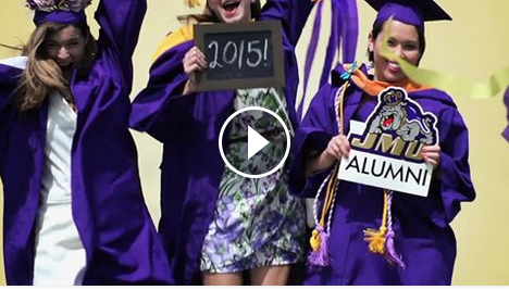 Congratulations to the Dukes who became part of the alumni family this wknd. Cheers to you! bit.ly/jmugrad15