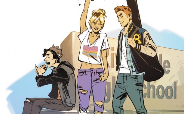 EW's tweet photo. .@ArchieComics reboot takes to @Kickstarter with three new series, see exclusive new artwork: http://t.co/awUxPWvBOz http://t.co/5791StzUbT