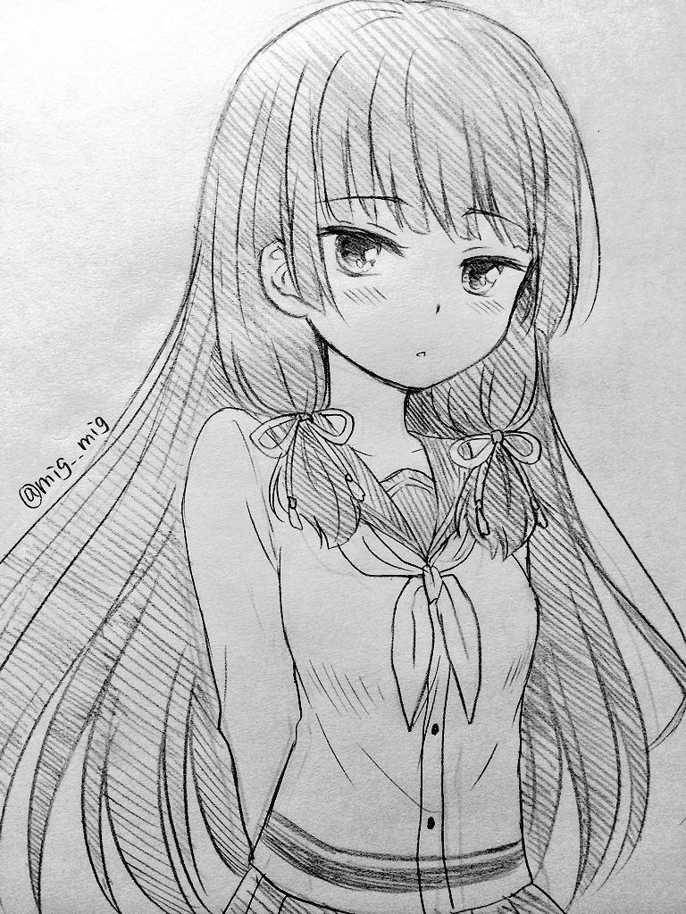磯風。色塗りたかったけど今PC開けないのでアナログ落書きで…

#艦これ版深夜の真剣お絵描き60分一本勝負
 #艦これ版真剣お絵描き60分一本勝負_20150511 