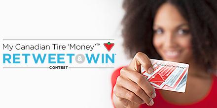 CanadianTire's tweet image. Win $5 e-CT ‘Money’ #MyCTMoneyContest RT for your chance to WIN. Must be AoM 4/29-5/31 cntr.ca/1IklL4f