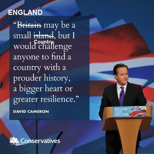 VoteEngland's tweet photo. The #ENGLISH put @David_Cameron back into No10
Now @David_Cameron has to put #ENGLAND back in control of it's affairs http://t.co/iY0kQC5rCy