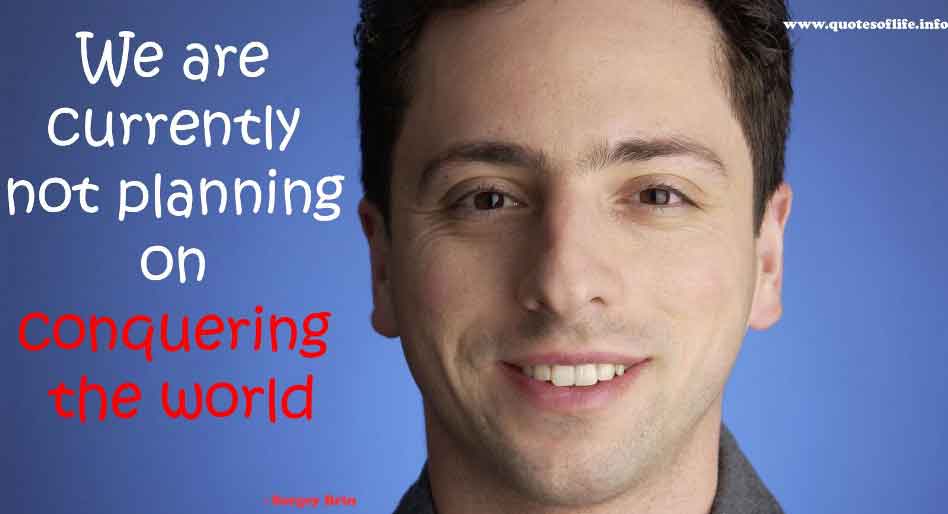 startup140's tweet image. We are currently not planning on conquering the world -Sergey Brin
#conquerlater #startup
bit.ly/Startup140