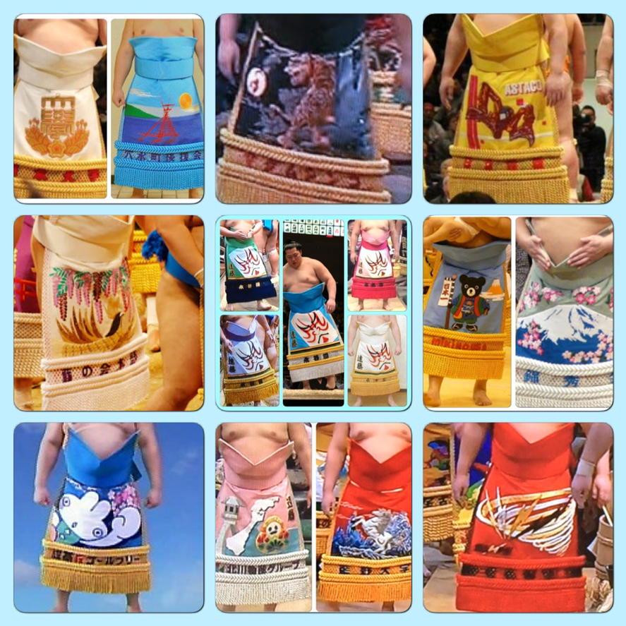 画像 斬新なデザインがいっぱい お相撲さんの化粧まわしコレクション Togetter