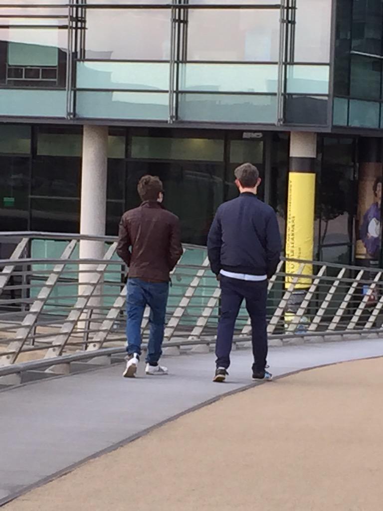 Saw you 2 about 5 times in half hour, #imnotastalker @JackPShepherd88