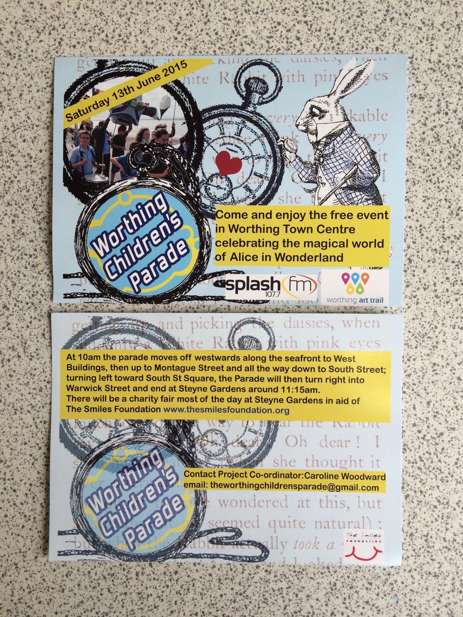 WorthingParade's tweet photo. Tadahh! the flyers have arrived, look out for them about town. A BIG thanks to Kenads printers who gifted them to us http://t.co/REvREnCqT8