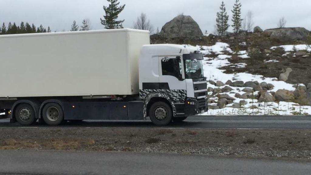 Another Scania on test! <a href="/Tarnaby/">Tärnaby Lapland</a>, Sweden.